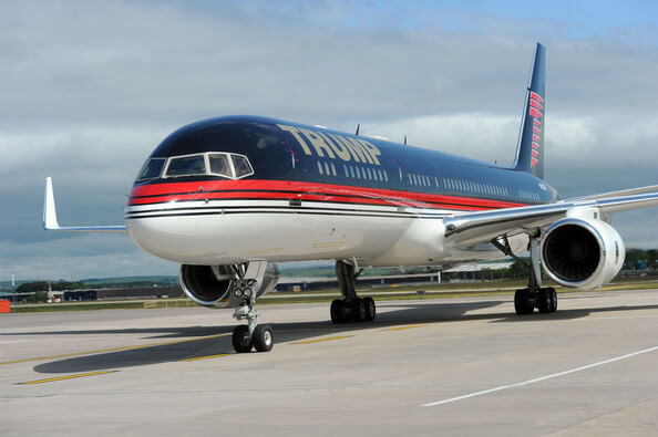 Boeing 757 – Donald Trump – $100+ million Most Luxury and Expensive Private Jets in World
