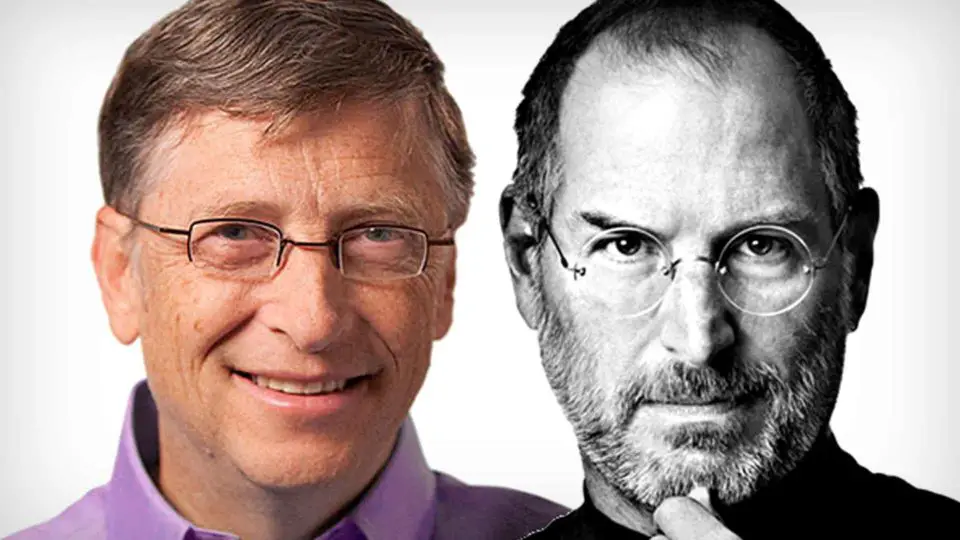 Bill Gates and Steve Jobs