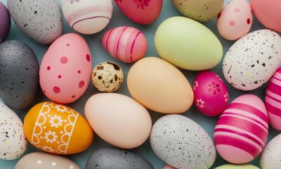 easter eggs, eggs, background