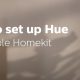 How to connect Hue with home kit