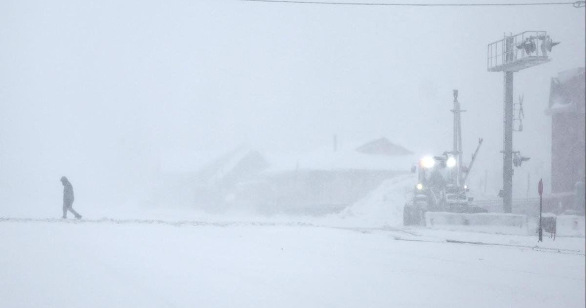 cbsn fusion blizzard could dump 12 feet snow sierra nevada thumbnail
