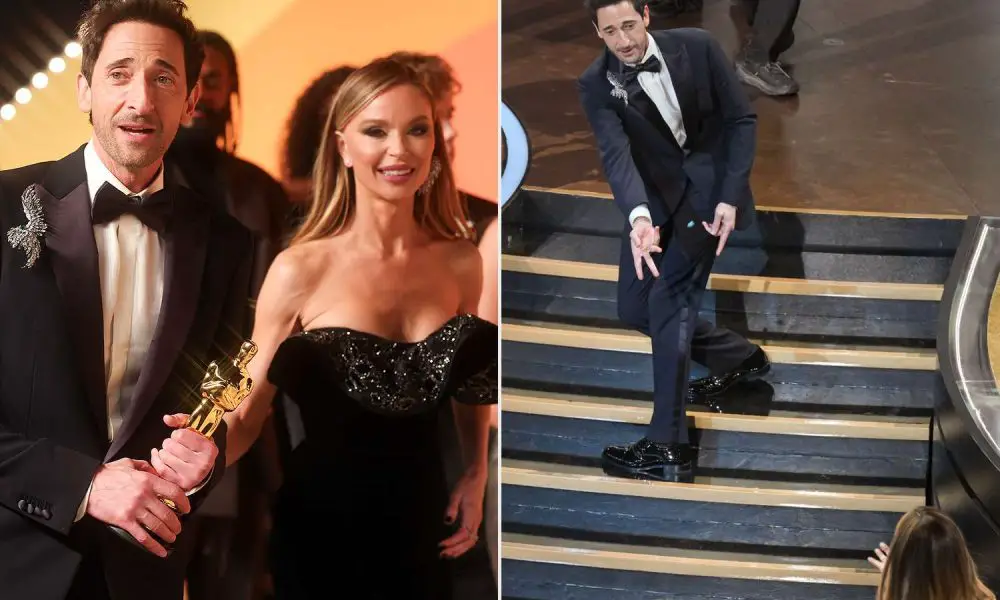 adrien brody accepting oscar gum 030325 1 d58e45dc84f94b7690366b078454fc09