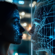 AI and person looking at each other Fraud AI 1