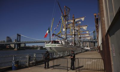 Brooklyn Bridge ship crash AP photo scaled