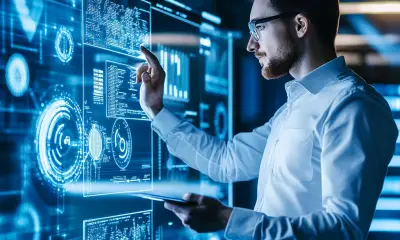 Man using AI to help comany AI