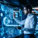 Man using AI to help comany AI
