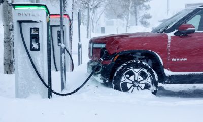 rivian snow ev chargers