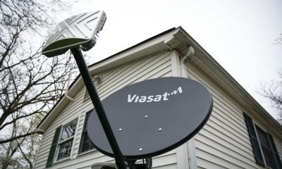 Viasat satellite dish Bloomberg scaled