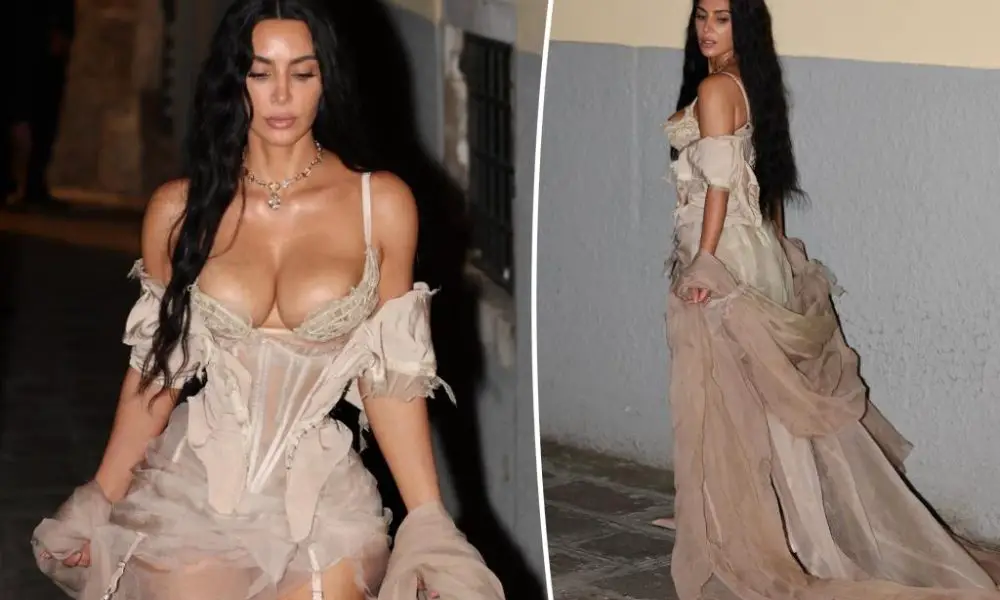 kim kardashian after party look