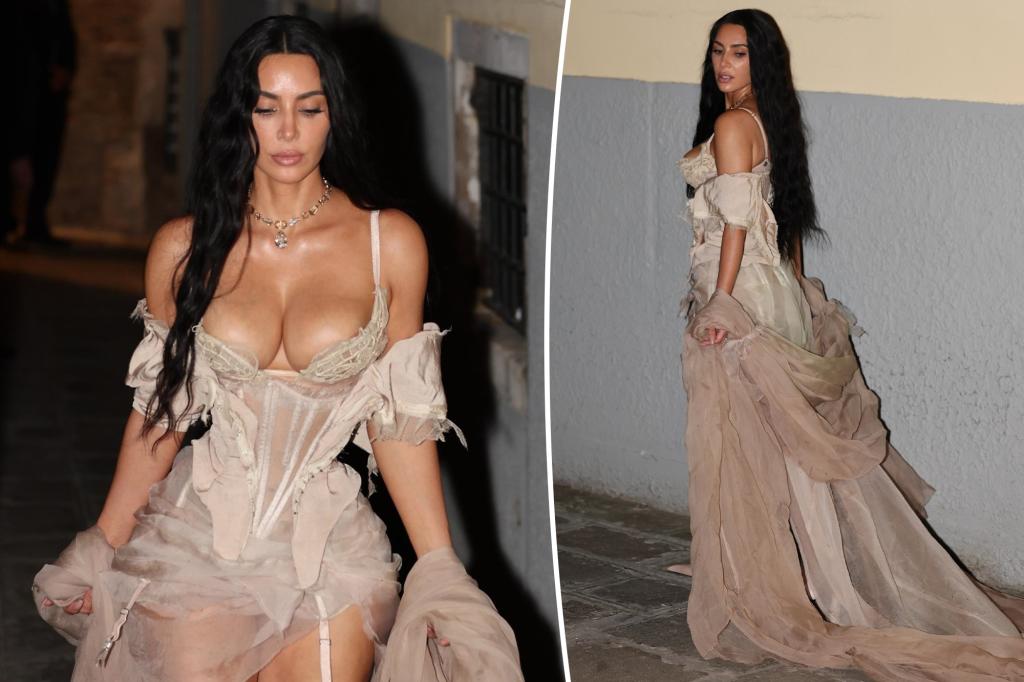 kim kardashian after party look