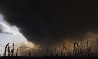 wildfire smoke north of buckinghorse river in british columbia AP scaled