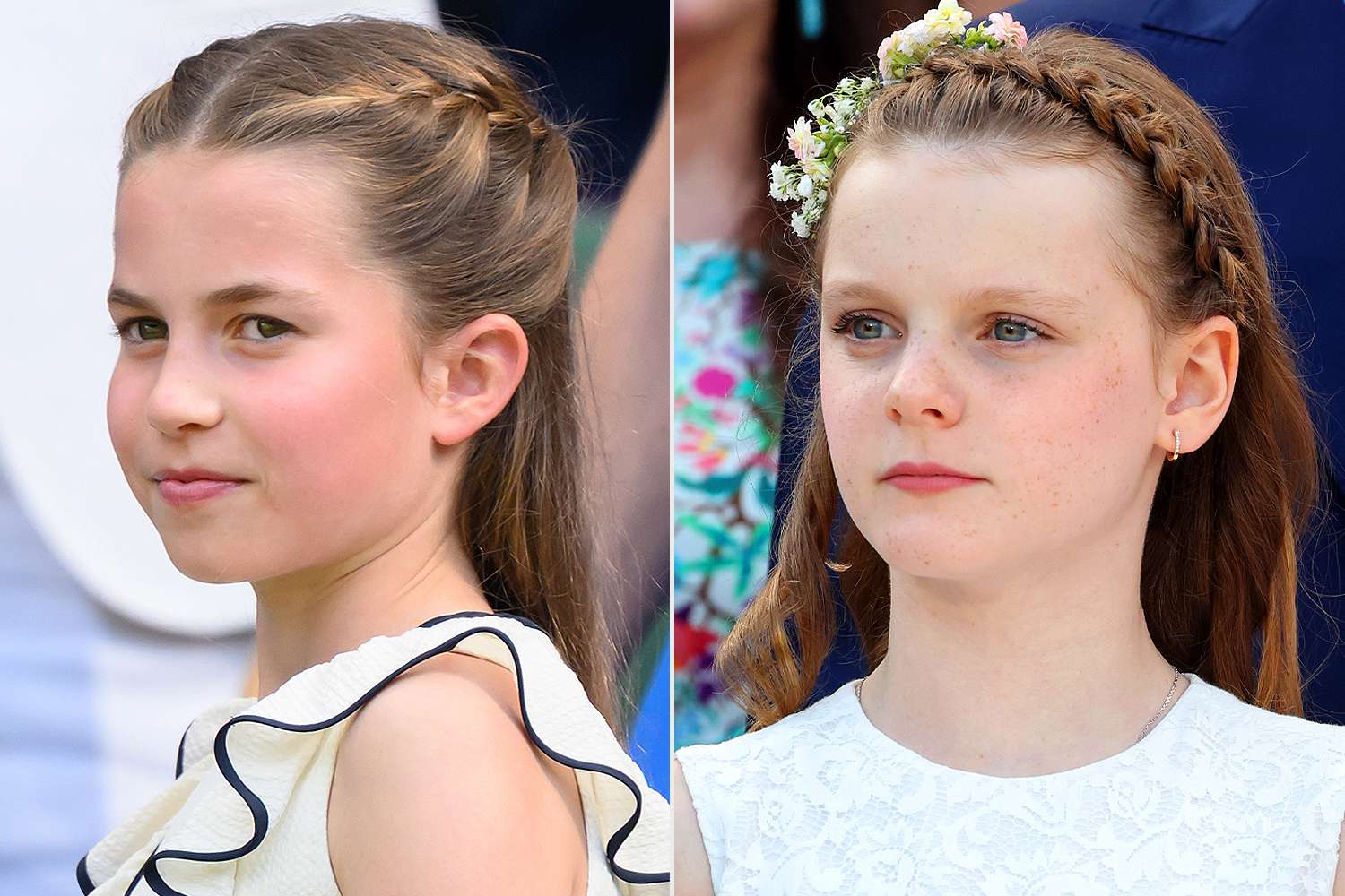 Princess Charlotte of Wales attend Wimbledon Tennis Championships Princess Gabriella of Monaco atten
