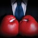 boxing gloves businessman