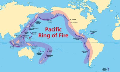 map of pacific ring of fire and oceanic trenches 651267561 AdobeStock scaled