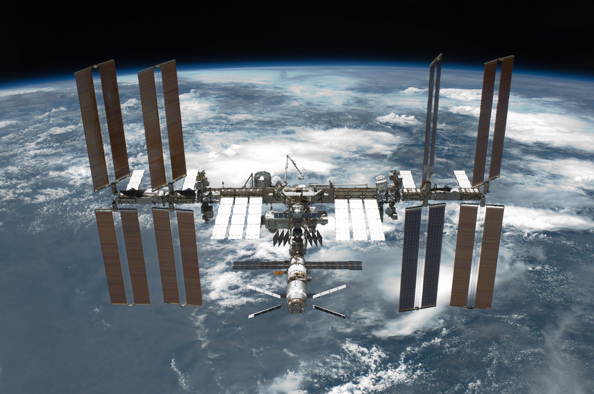 STS 134 International Space Station after undocking 20260316 231949