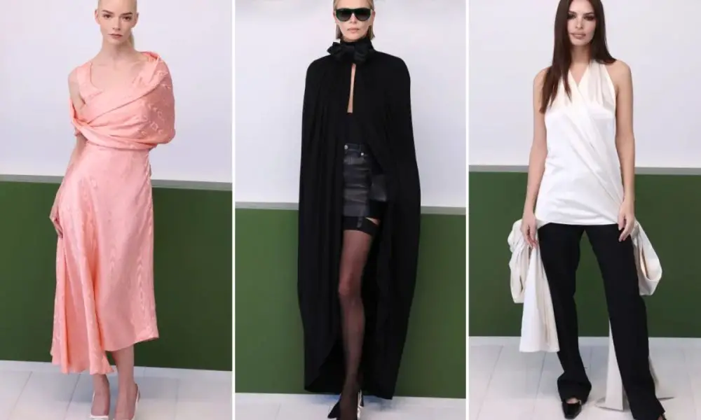 celebrities at paris fashion week