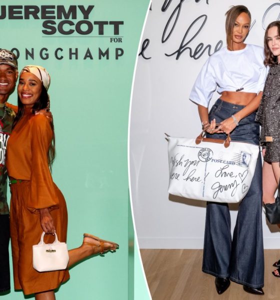 longchamp jeremy scott party