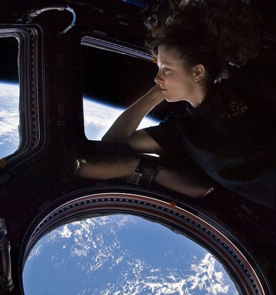 Tracy Caldwell Dyson in Cupola ISS 20260709 054437